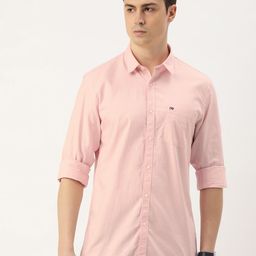 Peter England Men Slim Fit Opaque Pure Cotton Casual Shirt-picture-48