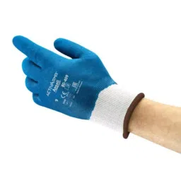 Ansell ActivArmr 80-409 Blue Acrylic Abrasion & Cut Resistant Natural Rubber Work Gloves Size 10 Latex, 80409100-picture-17