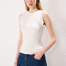 Trendyol Women Ribbed Top-picture-26