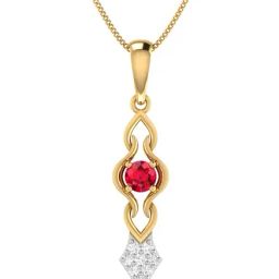 PC Jeweller Daric 22 kt Gold Pendant without Chain-picture-14
