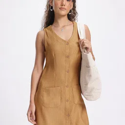 glitchez Corduroy Craze Sheath Mini Dress-image-34