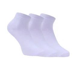 SOXVIEW Men White Pack of 3 Ankle-Length Socks-29