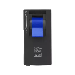 Legrand Modular MCB Allzy 25 Amp 1 Module Matt Black, 6812 60-55