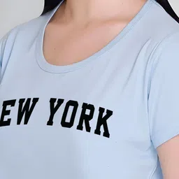 SZN Women Typography Printed T-shirt-picture-33