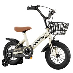 SYGA Children's Light Bicycle Magnesium Alloy Khaki- 12 Inches-image-14