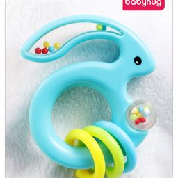 Babyhug Rabbit Shape Rattle - Blue-image-16