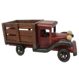 Desi Karigar Handmade Vintage Wooden Moving Truck For Home Decor And Play-image-57