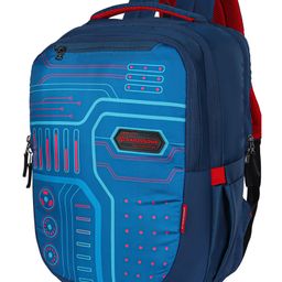 HARISSONS Microchip Imperial blue Red school Backpack for Lightweight Bookbag for Kids,Teens & Students.(Age - 9 to 12 Year - Height 18 Inches)-image-101