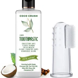 Coco Crush 100% Natural Liquid Toothpaste & Finger toothbrush-50ml-picture-12