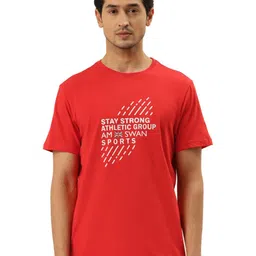 AMSWAN Men Typography Printed T-shirt-image-86