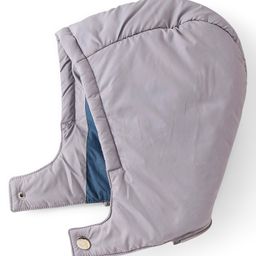 Babyhug Full Sleeves Front Open Padded Hooded Jacket with Detachable Hood Colour Block Design & Patch Detailing - Multicolour image 4