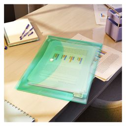LINC Foolscap Button Document File Folder_Green Color Pack of 10 image 4