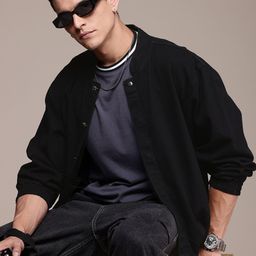 The Roadster Life Co. Stand Collar Pure Cotton Tailored Jacket-image-18