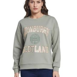 METTLE Olive Printed Regular Fit Sweatshirt-picture-19