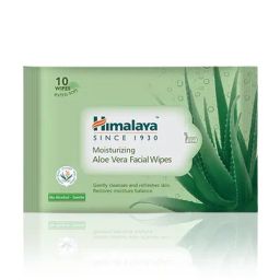 Himalaya Moisturizing Aloe Vera Facial Wipes - 10 Pcs-image-52