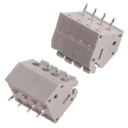RS PRO 4 Pin PCB Terminal Block 3.5 mm Pitch Screw Termination, 8745455-11