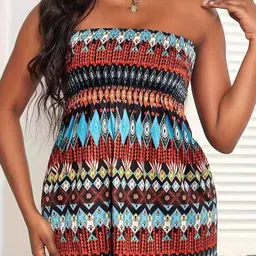 StyleCast x Revolte Women Abstract Printed Off-Shoulder Top-picture-5