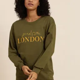 Dillinger Olive Printed Sweatshirt-image-32