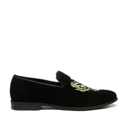 Teakwood Leathers Men's Black Casual Loafers-image-14