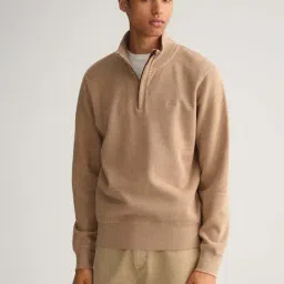 GANT Khaki Full Sleeves Sweatshirt-image-16