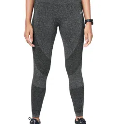 The Souled Store Grey Mid Rise Training Tights-image-79