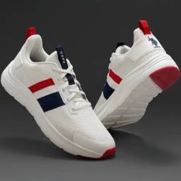 U.S. Polo Assn. Men's White Running Shoes-picture-28