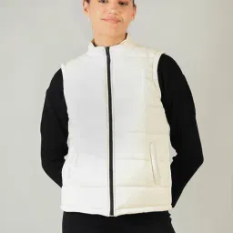 Chkokko White Quilted Jacket-picture-22