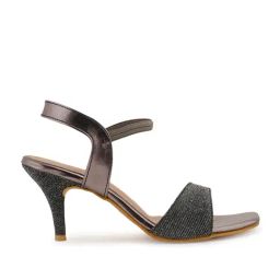 Scentra Women's Grey Ankle Strap Stilettos-image-57