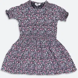 Cantabil Kids Multicolor Cotton Floral Print Dress-image-17