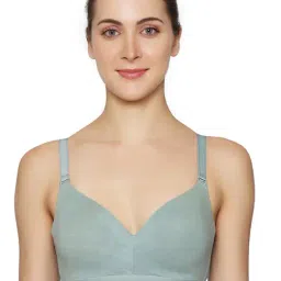 Triumph Green Half Coverage T-Shirt Bra-28