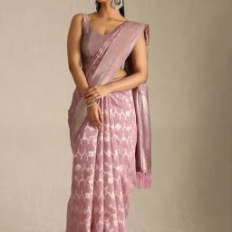Soch Purple Other Woven Design Saree With Unstitched Blouse-picture-36