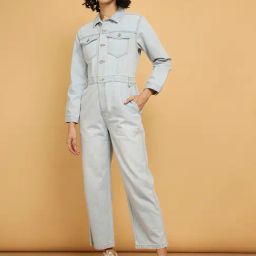 Wrangler Light Blue Denim Jumpsuit-picture-31