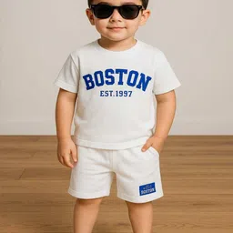 RAMIAAZ White Self Design Cotton Blend Clothing Set-image-91