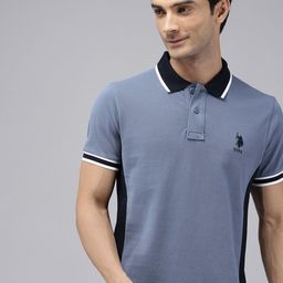 U.S. Polo Assn. Polo Collar Pure Cotton Slim Fit T-shirt-picture-24