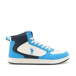 U.S. Polo Assn. Men's Blue Ankle High Sneakers-image-37