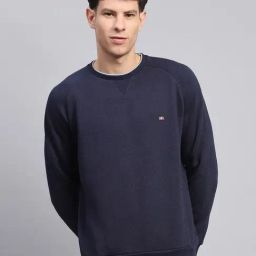 Monte Carlo Navy Blue Regular Fit Sweatshirt-picture-18