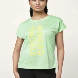 Ajile by Pantaloons Green Graphic Print Sports Top-image-33