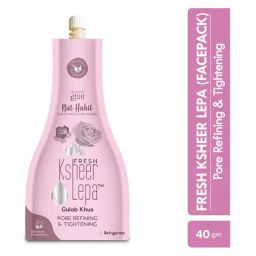 Nat Habit Fresh Gulab Khus Ksheer Lepa Face Pack - 40 gm-45