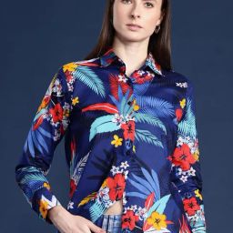 Hancock Multicolor Cotton Printed Shirt-image-32