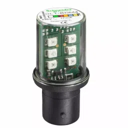 Schneider Electric Yellow BA15d 230 V 17 mA LED Bulb, DL1BDM8-image-60