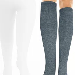 MUKHAKSH Unisex Grey Socks-image-97
