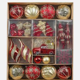 Little Surprise Box Christmas D¿cor Red Unisex Tree Hanging Xmas Decoration Set.-image-86