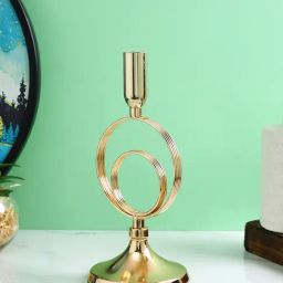 Tayhaa Gold Others Abstract Candle Holder-image-52