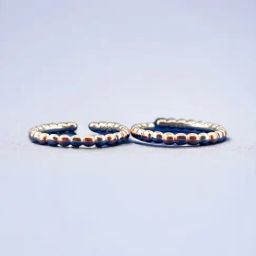 Rihi by P.C. Chandra Jewellers 925 Silver Spiral Rose Gold & Silver Toe-Rings for Women and Girls-image-15