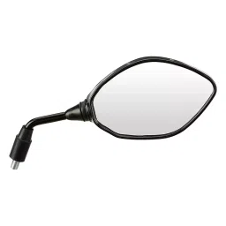 Uno Minda Shatterproof Glass Rear View Mirror - Right Hand for Hero Passion Pro Refresh New Model (RV-5017R-BLK)-21