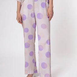 RAREISM Beige Cotton Printed Trousers-image-30