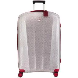 Roncato Red & White Printed Hard Large Trolley Bag -30 cm-6