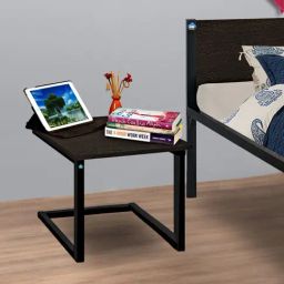 Delite Kom Ren Flowery Wenge Engineered Wood Side Table-image-76