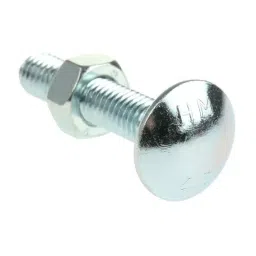 RS PRO Bright Zinc Plated Coach Bolt M8x40 mm 5121051 (Bag of 50 Pcs)-image-19