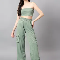 Kotty Off-Shoulder Top With Trouser Co-Ords image 1